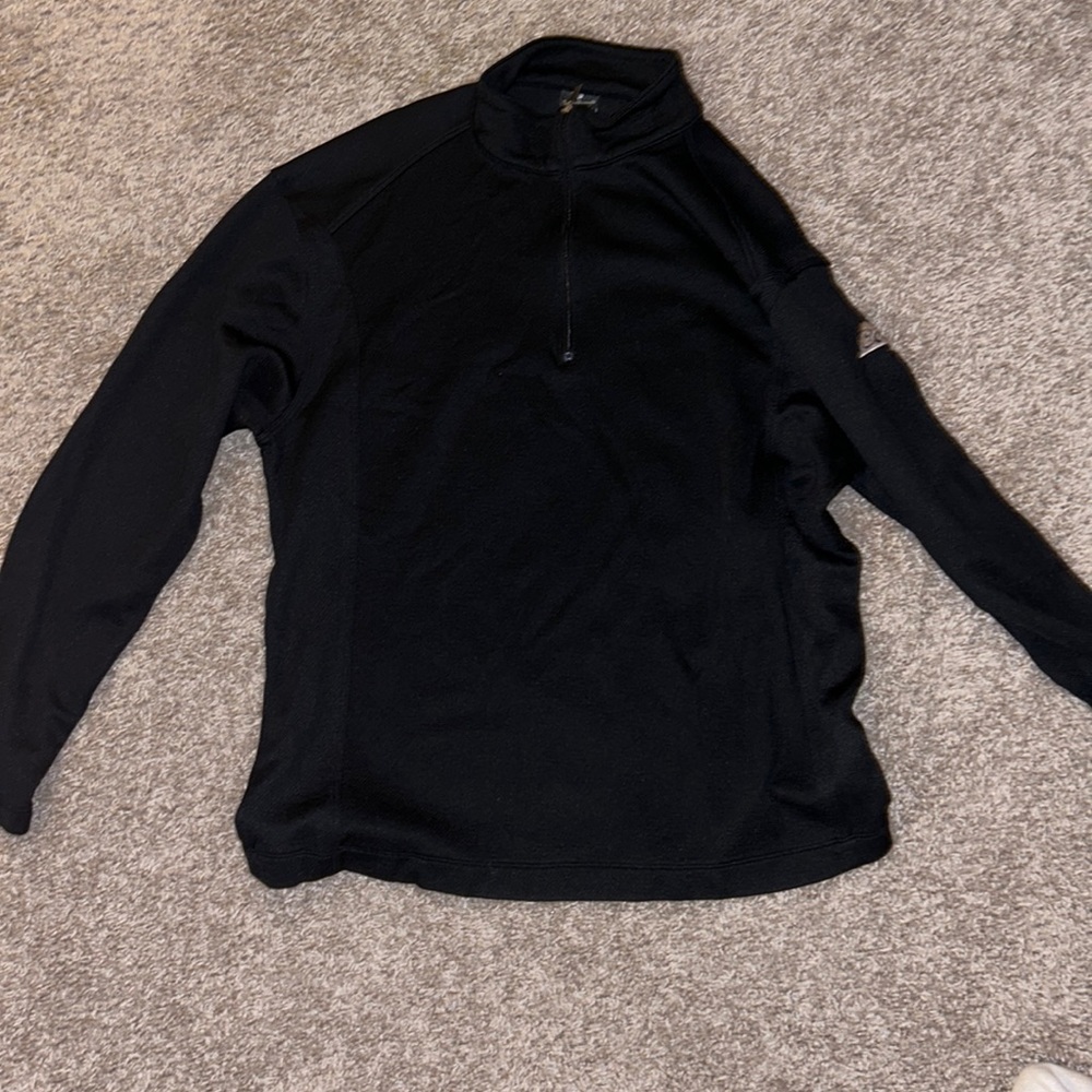 Black Nike fleece quarter zip - XL
